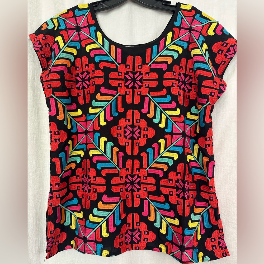Colorful Geometric Women's Top